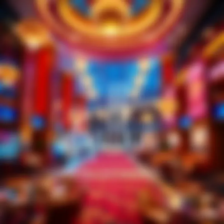 Luxurious hotel lobby filled with elegant decor and welcoming ambiance