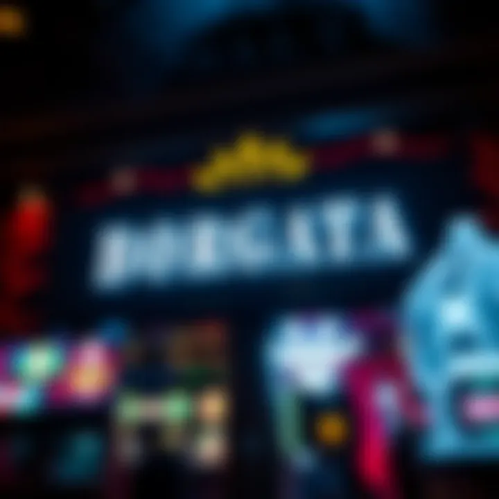 Borgata Logo and Gaming Theme Borgata logo with gaming theme