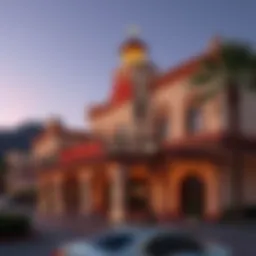 Exterior view of Cal Nevada Casino showcasing its architectural charm