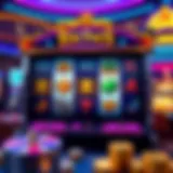 An overview of the Captain Riches slot layout showcasing reels and symbols.