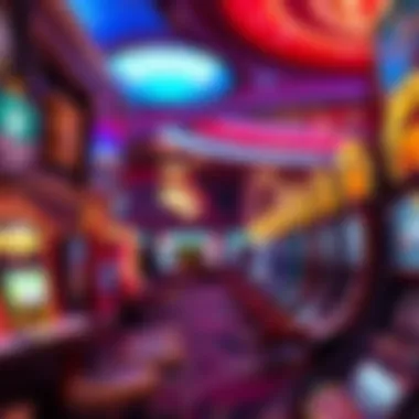 The Lively Atmosphere Inside Catskill Casinos Interior of a vibrant casino floor