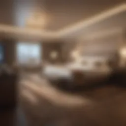 Luxurious hotel room in Las Vegas