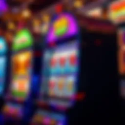 Colorful slot machine with detailed graphics