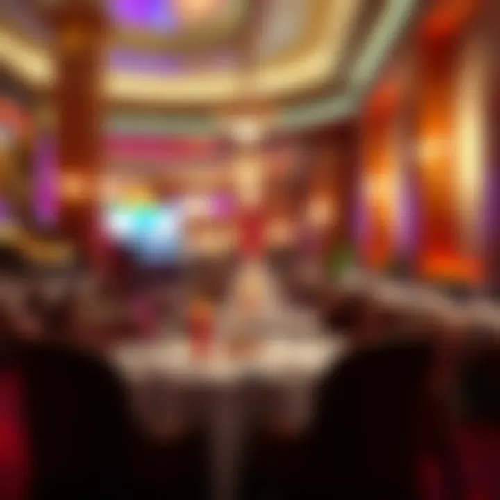 Elegant Dining Setting Elegant dining setting at a high-end Las Vegas restaurant