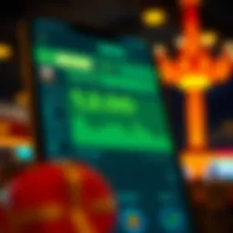 Horse racing betting app interface showcasing odds