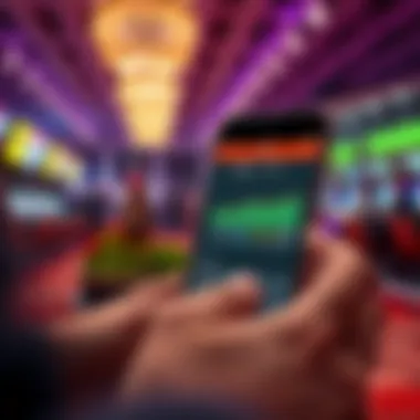 Comprehensive Statistics for Informed Betting Smartphone displaying horse racing statistics and analytics