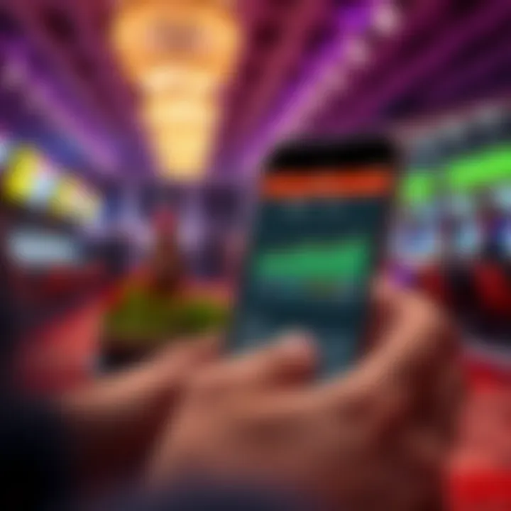 Comprehensive Statistics for Informed Betting Smartphone displaying horse racing statistics and analytics