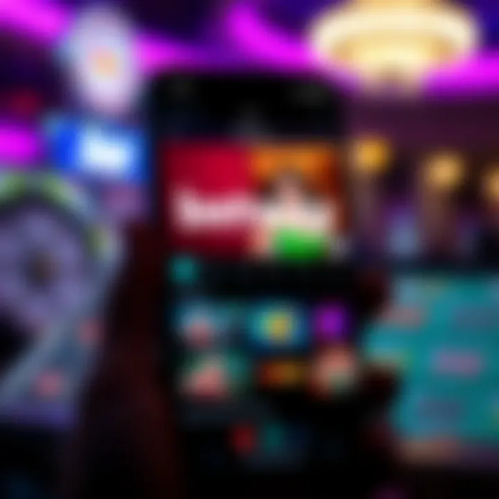 User Experience on Betway Mobile User interface of Betway app on a smartphone