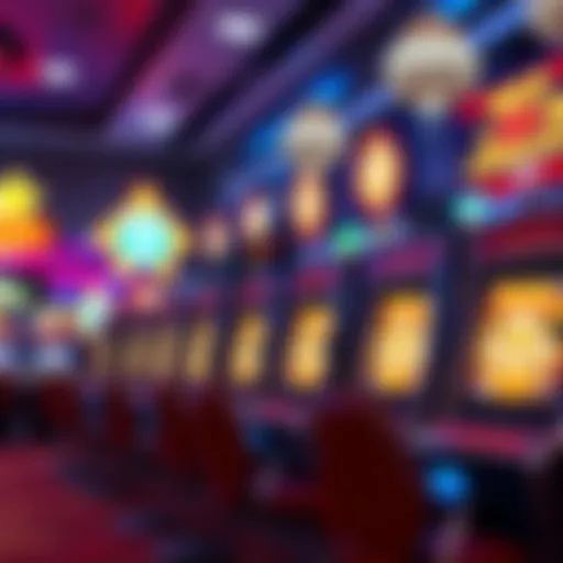 Visual representation of download slots in online gaming