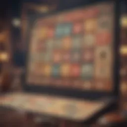 Vibrant online bingo interface showcasing gameplay