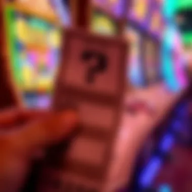 A close-up of a scratch-off ticket being revealed, showcasing its hidden symbols.