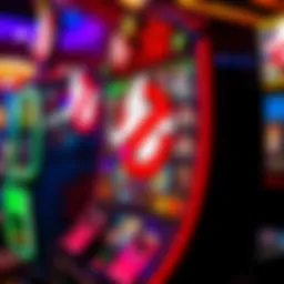 Intricate design of the Ghostbusters slot machine featuring iconic symbols
