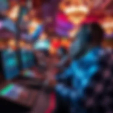 Online Betting Experience Customers engaging with the Hard Rock Sportsbook's online platform