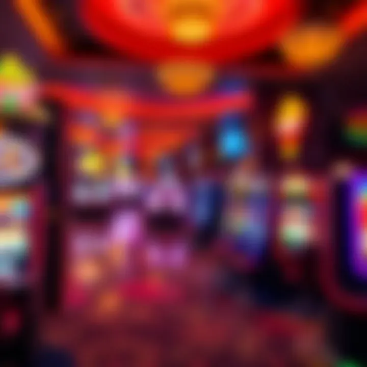 Interior view of an Indian casino showcasing the vibrant gaming floor