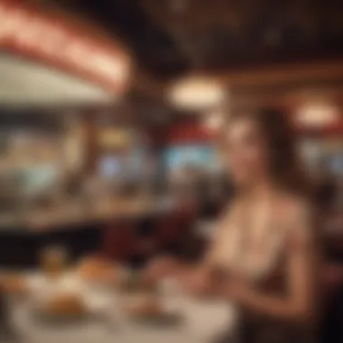 Culinary Delights in Vegas Enjoying fine dining in a Las Vegas restaurant