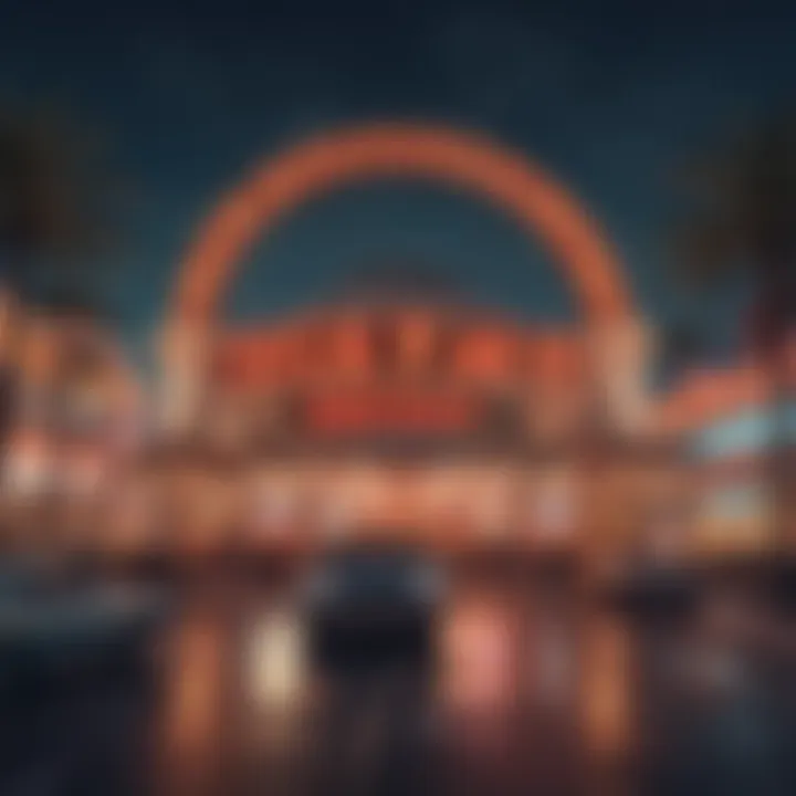 Exciting entertainment show in Las Vegas