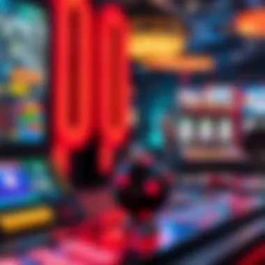 Technological Innovations in Live Gaming A digital interface showing technological innovations enhancing the gaming experience