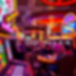 Vibrant casino nightlife showcasing diverse entertainment