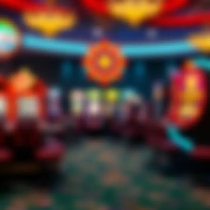 A visual representation of various gaming options available online