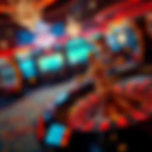 Exciting Roulette Game in Action Dynamic online roulette gameplay showcasing a vibrant casino environment