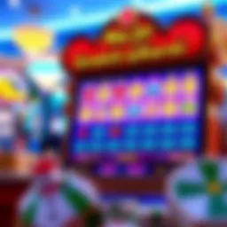 Colorful online scratch card interface