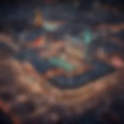 Aerial view of a racino in New York, showcasing the track and gaming facilities.