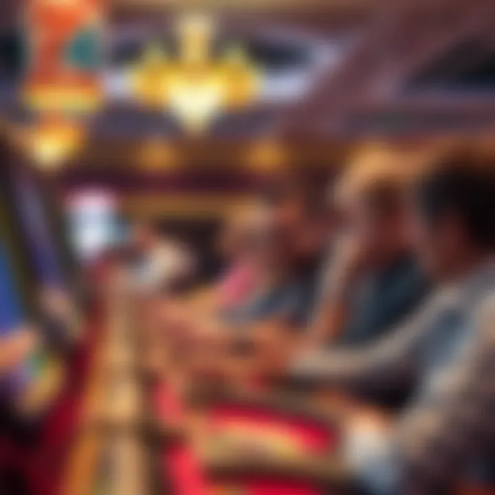 Community event taking place at the casino, showcasing its local impact