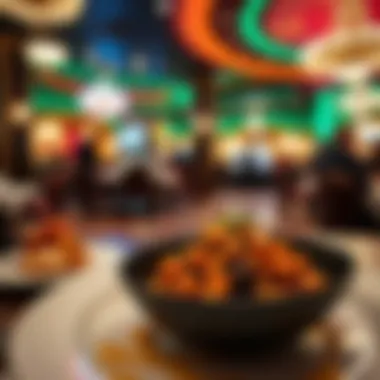 Culinary Experience at San Manuel Casino A gourmet dish from one of the dining establishments within the casino, emphasizing the culinary excellence offered.