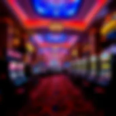 San Manuel Casino Gaming Floor An interior shot of the gaming floor, highlighting the variety of slot machines and table games available.