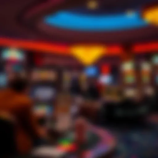 Elegant interface of an online gambling platform