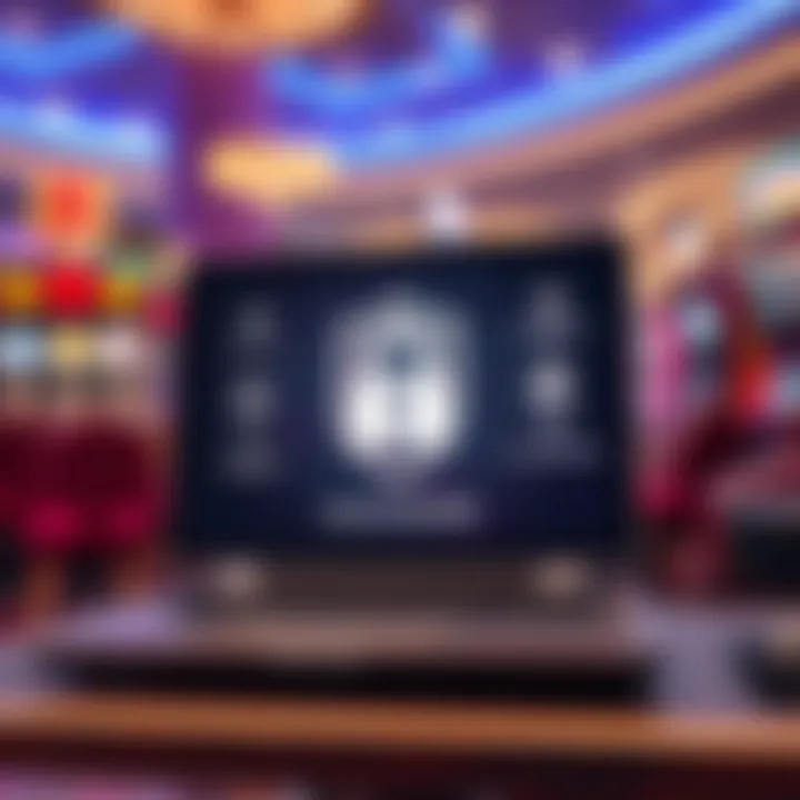 Safety Features of Gambling Sites Secure online transaction features displayed on a gambling site