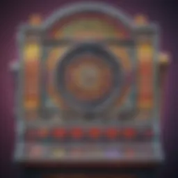 Intricate design of a cash money slot machine showcasing vibrant colors and patterns