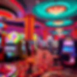 A vibrant casino floor showcasing diverse gaming options