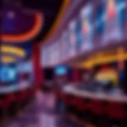 Chic interior design of the Cosmopolitan Bar