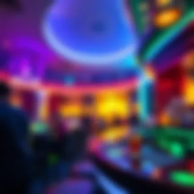 Vibrant Nightlife Atmosphere Vibrant nightlife atmosphere at the Cosmopolitan Bar