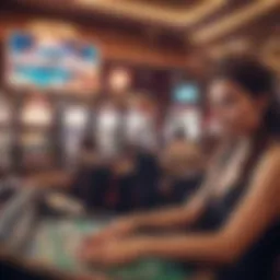 Mobile gaming interface showcasing diverse games