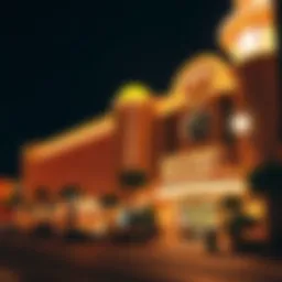 Golden Nugget Las Vegas exterior view at night