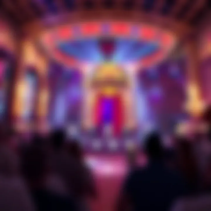Spectacular entertainment show taking place at the venue
