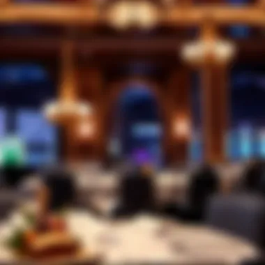 Gastronomic Delights at the Imperial Palace Luxurious dining setting within the Imperial Palace