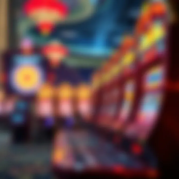 A conceptual image illustrating the psychology of gambling with jackpot slots