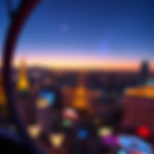 Breathtaking Views of the Strip A panoramic view of the Las Vegas Strip from the Eye Ride