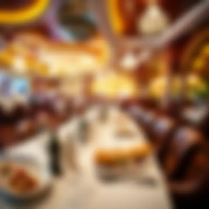 Diverse dining options available at The Mirage's restaurants.
