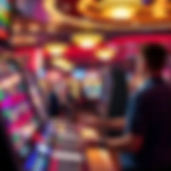 Responsible Gambling Practices Illustration of responsible gambling practices at a casino