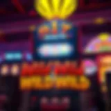 A dynamic wild wild slots machine with vibrant graphics