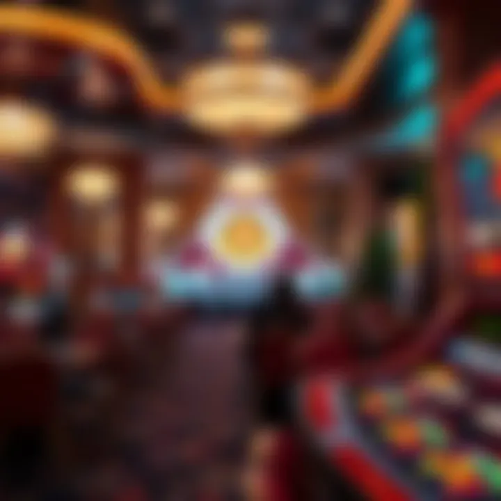 Cultural influences represented in a resort casino's decor