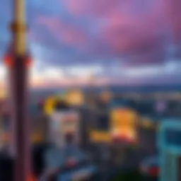 Breathtaking view of Las Vegas skyline from the Stratosphere