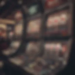 A digital interface showcasing various poker machine gameplay options