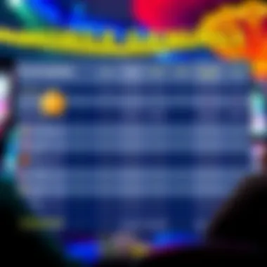 Mobile Casino Features Comparison Comparison chart showcasing various mobile casino platforms and their unique features