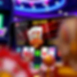 User interface of a popular video poker app showcasing vibrant graphics and intuitive layout