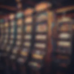 A vibrant display of slot machines at Winstar Casino